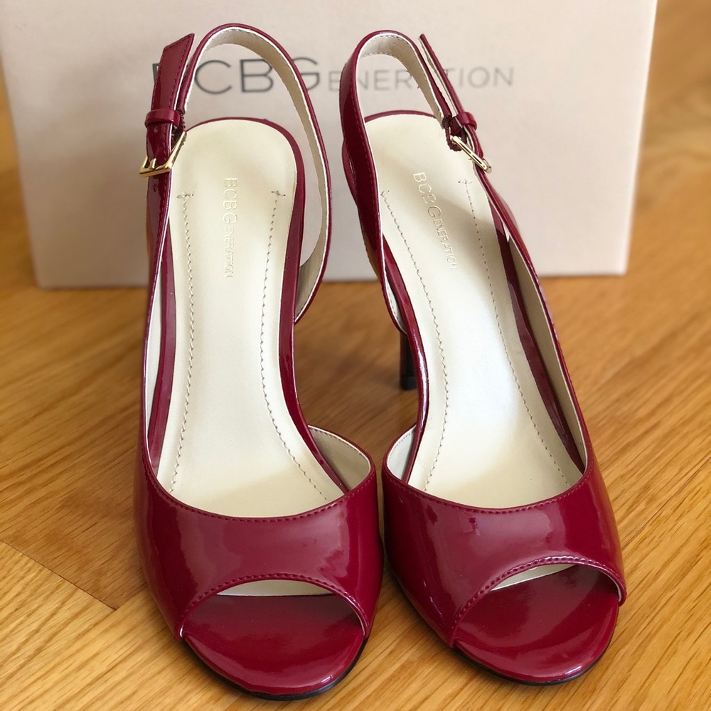 BCBGeneration Red High Heels - Picture 6 of 9